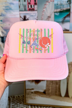 Bikini Summer Vibes Otto Foam Front Trucker Hat - Wholesale Accessory Market