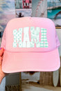 Bow And Green Mama Otto Pink Foam Front Trucker Hat - Wholesale Accessory Market