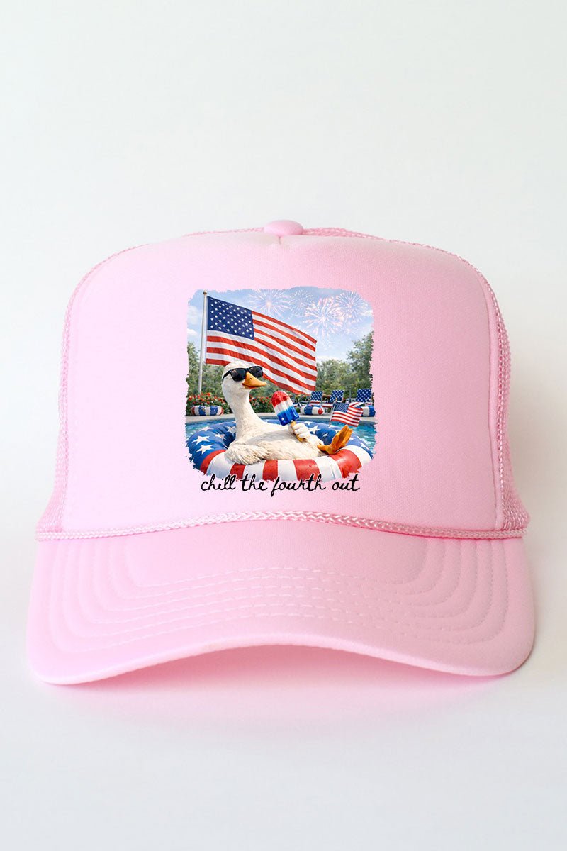 Chill The Fourth Out Otto Foam Front Trucker Hat - Wholesale Accessory Market