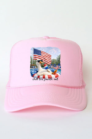 Chill The Fourth Out Otto Foam Front Trucker Hat - Wholesale Accessory Market