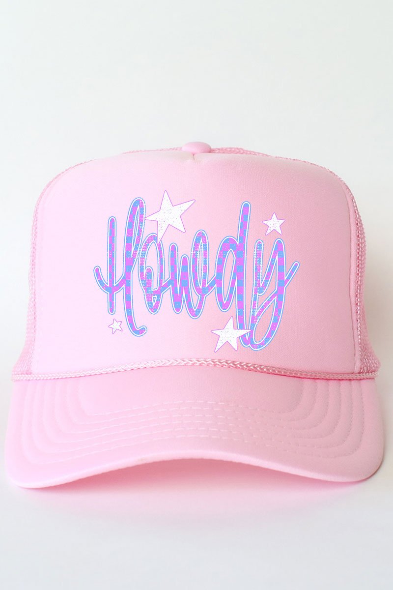 Electric Cowgirl Howdy Otto Foam Front Trucker Hat - Wholesale Accessory Market