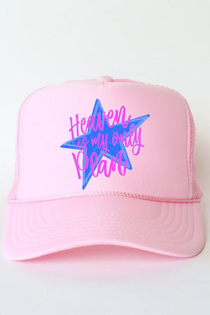 Heaven Is My Only Plan Otto Foam Front Trucker Hat - Wholesale Accessory Market