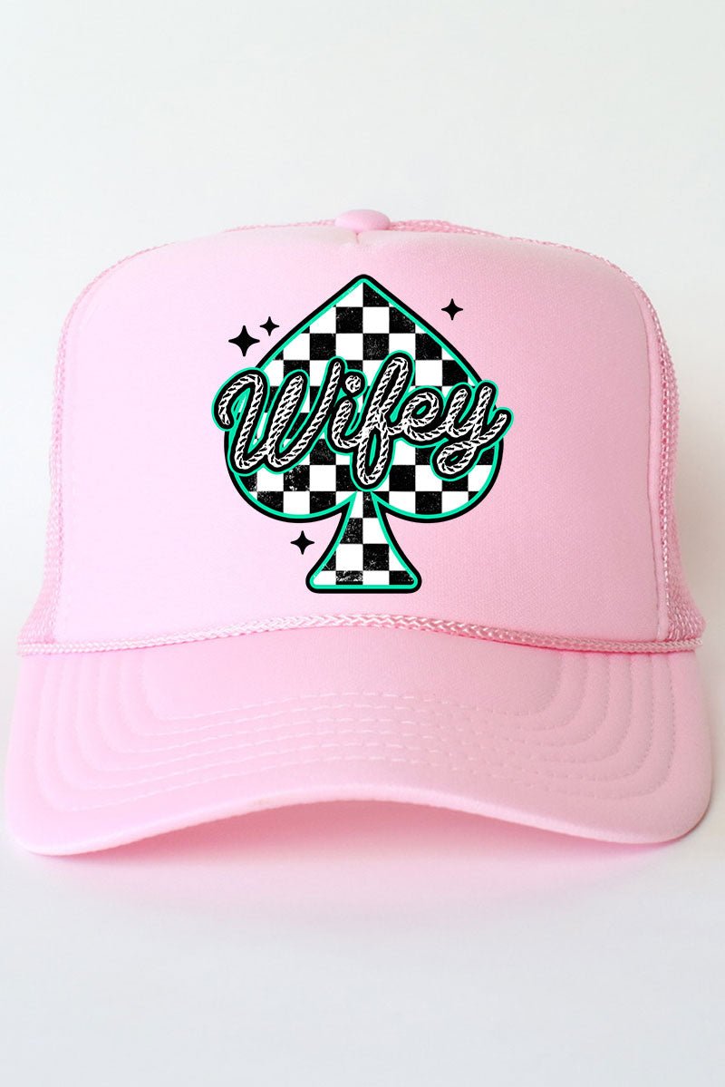 Lucky Spade Wifey Otto Foam Front Trucker Hat - Wholesale Accessory Market