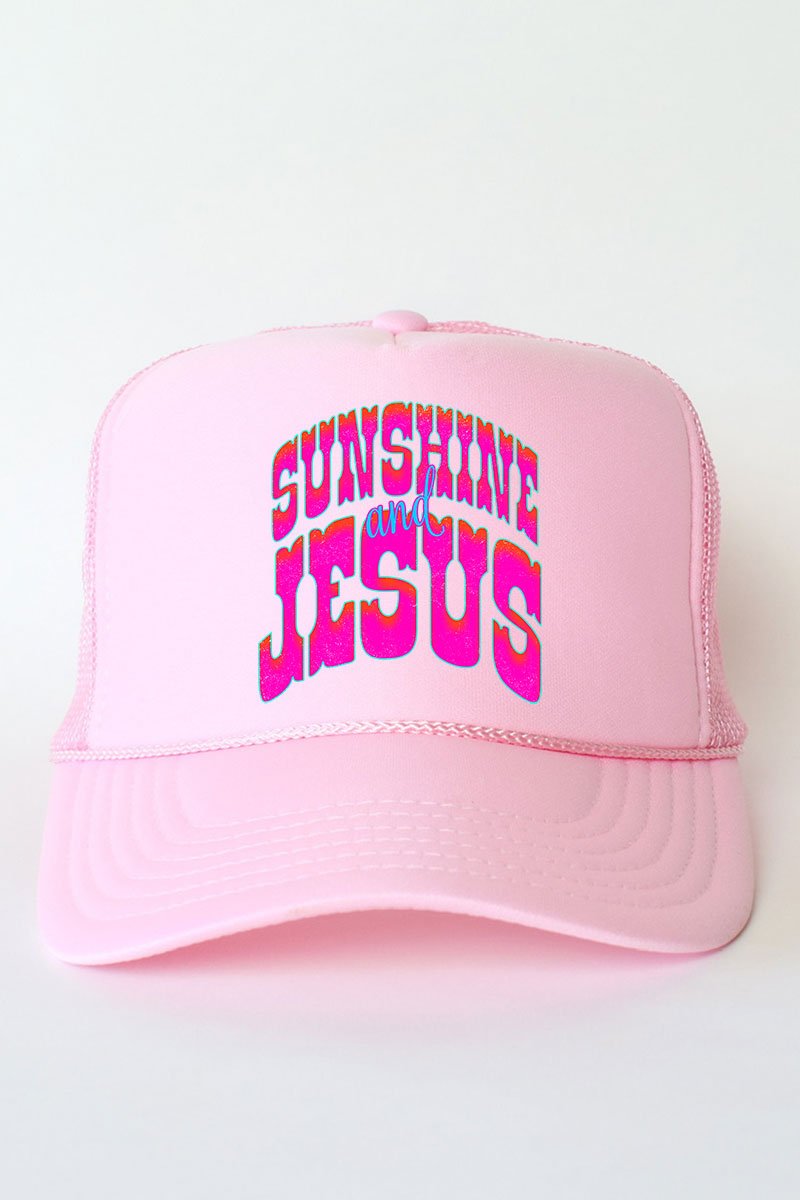 Radiant Sunshine And Jesus Otto Foam Front Trucker Hat - Wholesale Accessory Market