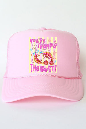 Shrimply The Best Otto Foam Front Trucker Hat - Wholesale Accessory Market