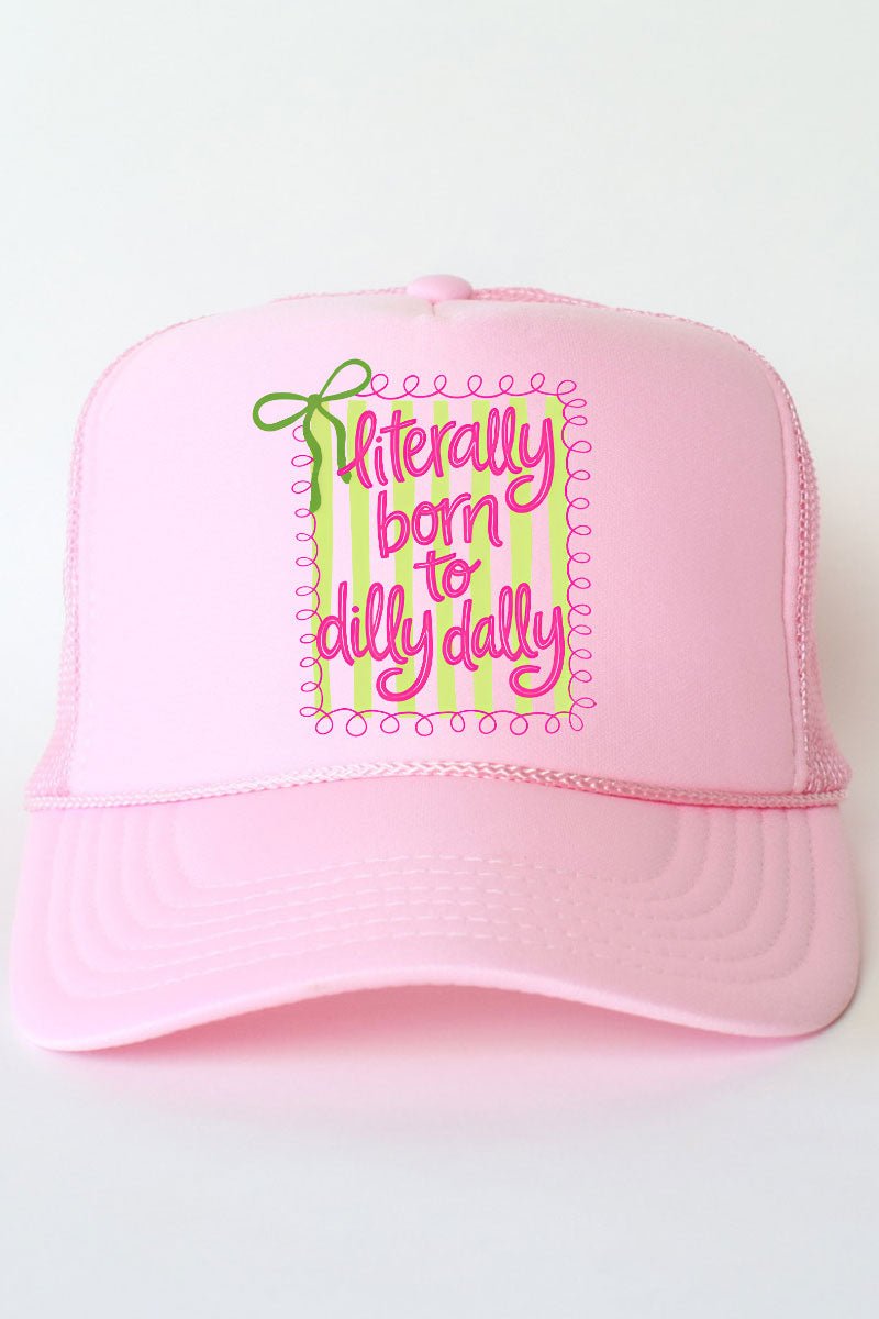 Swirls & Stripes Dilly Dally Otto Foam Front Trucker Hat - Wholesale Accessory Market