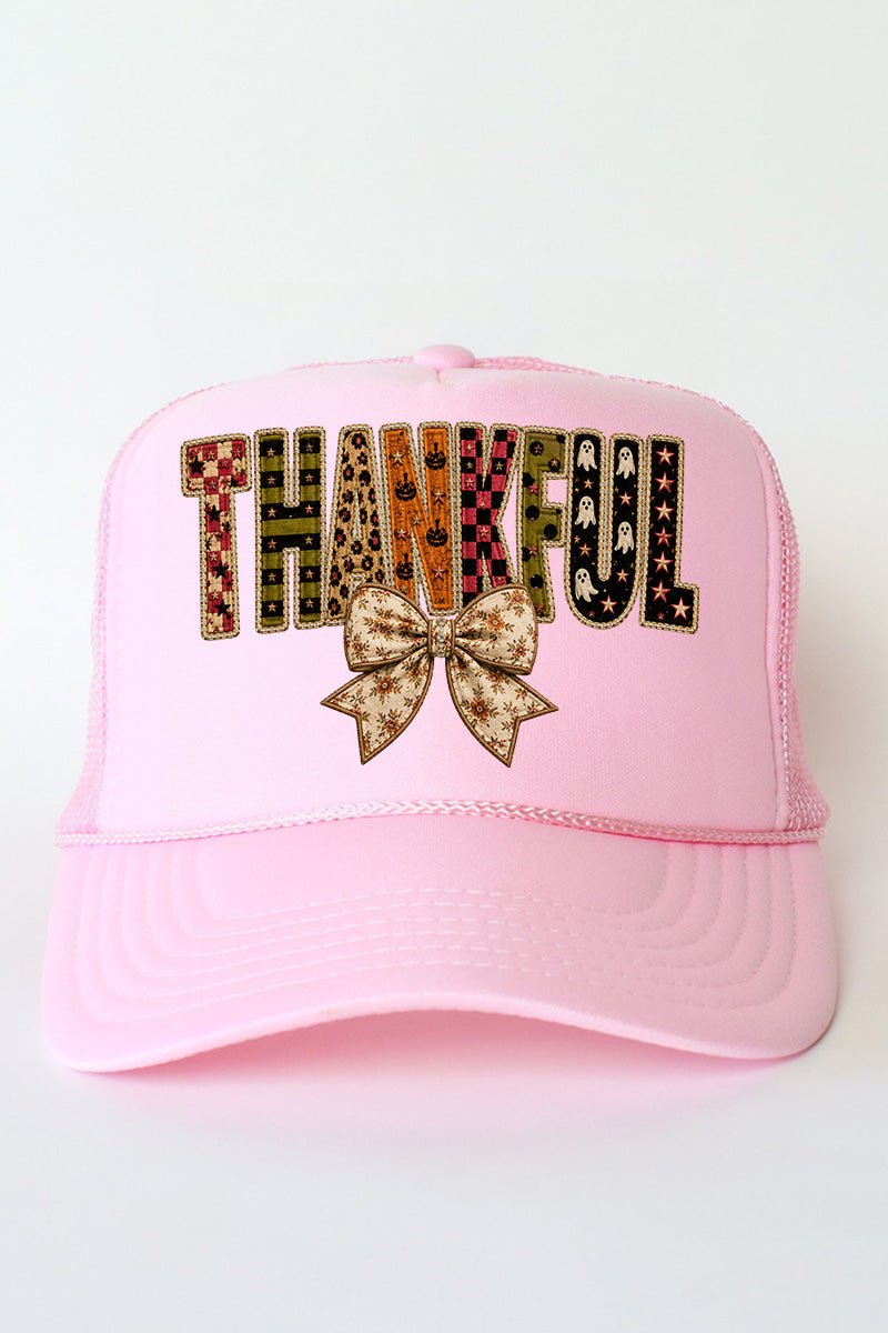 Thankful Fall Spirit Otto Foam Front Trucker Hat - Wholesale Accessory Market