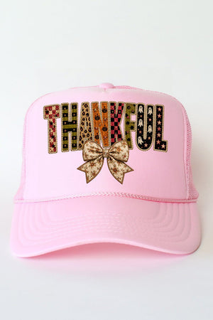 Thankful Fall Spirit Otto Foam Front Trucker Hat - Wholesale Accessory Market