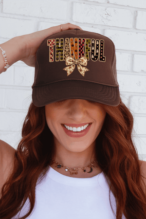 Thankful Fall Spirit Otto Foam Front Trucker Hat - Wholesale Accessory Market