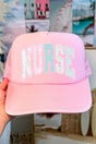 Timeless Nurse Otto Pink Foam Front Trucker Hat - Wholesale Accessory Market