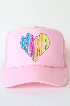 Wild Mama Bright Leopard Otto Foam Front Trucker Hat - Wholesale Accessory Market