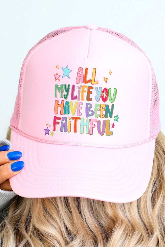 All My Life Otto Soft Pink Foam Front Trucker Hat - Wholesale Accessory Market