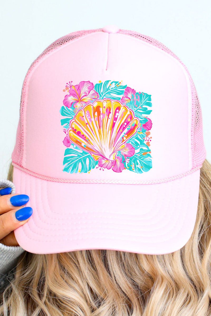 Feelin' Breezy Otto Soft Pink Foam Front Trucker Hat - Wholesale Accessory Market
