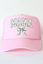 Green Mama Chinoiserie Otto Soft Pink Foam Front Trucker Hat - Wholesale Accessory Market