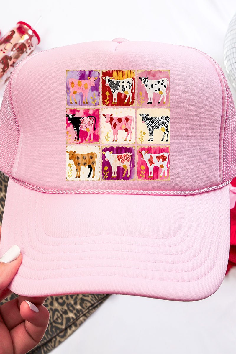 Patchwork Pastures Otto Soft Pink Foam Front Trucker Hat - Wholesale Accessory Market