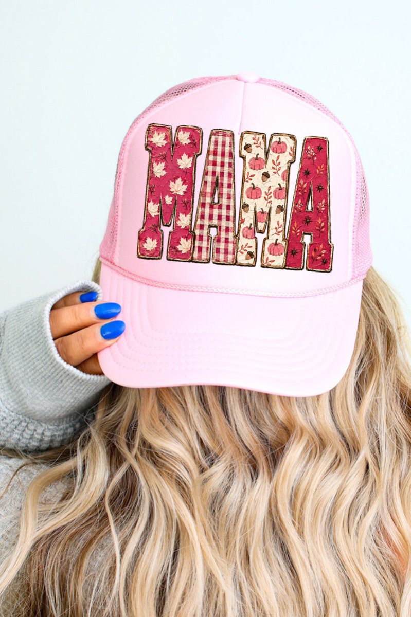 Pink Maplewood Mama Otto Foam Front Trucker Hat - Wholesale Accessory Market