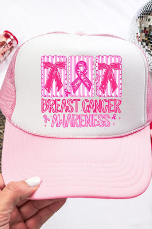 Pretty In Pink Awareness Otto Foam Front Trucker Hat - Wholesale Accessory Market