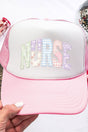 Soft Stitch Nurse Otto Soft Pink with White Foam Front Trucker Hat - Wholesale Accessory Market