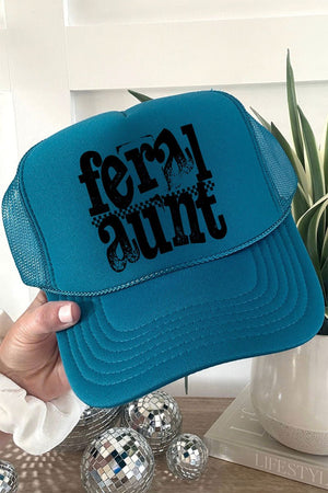 Feral Aunt Otto Foam Front Trucker Hat - Wholesale Accessory Market