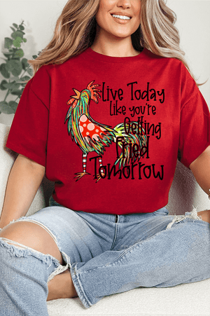 Getting Fried Tomorrow Short Sleeve Relaxed Fit T-Shirt - Wholesale Accessory Market