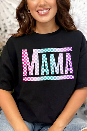 Check It Out Colorful Mama Short Sleeve Relaxed Fit T-Shirt - Wholesale Accessory Market