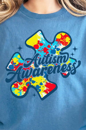Autism Awareness Short Sleeve Relaxed Fit T-Shirt - Wholesale Accessory Market