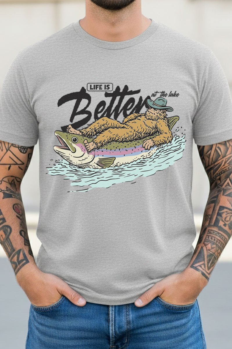 Life Is Better Floatin' Short Sleeve Relaxed Fit T-Shirt - Wholesale Accessory Market