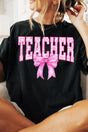 Pink Chinoiserie Teacher Short Sleeve Relaxed Fit T-Shirt - Wholesale Accessory Market