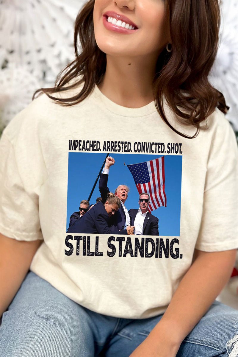 Still Standing Short Sleeve Relaxed Fit T - Shirt - Wholesale Accessory Market