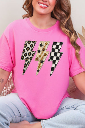 Painted Power Trio Short Sleeve Relaxed Fit T-Shirt - Wholesale Accessory Market