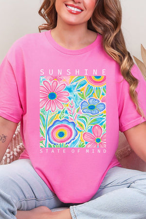 Sunshine State Of Mind Short Sleeve Relaxed Fit T-Shirt - Wholesale Accessory Market