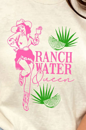 Ranch Water Queen Short Sleeve Relaxed Fit T-Shirt - Wholesale Accessory Market