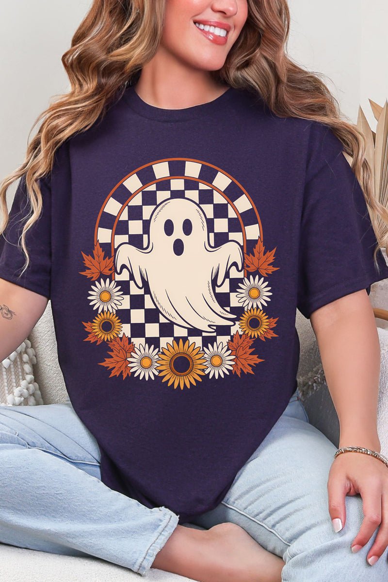 Checkered Haunt Short Sleeve Relaxed Fit T-Shirt - Wholesale Accessory Market