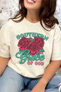 Southern By The Grace Of God Short Sleeve Relaxed Fit T - Shirt - Wholesale Accessory Market
