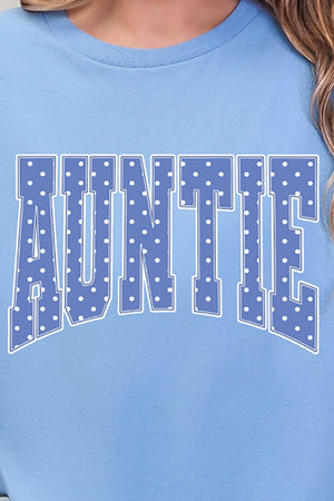 Blue Dot Auntie Short Sleeve Relaxed Fit T-Shirt - Wholesale Accessory Market