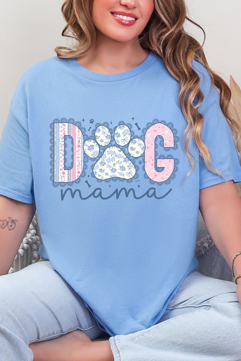 Meadow & Lace Dog Mama Short Sleeve Relaxed Fit T-Shirt - Wholesale Accessory Market