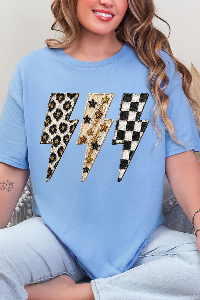 Painted Power Trio Short Sleeve Relaxed Fit T-Shirt - Wholesale Accessory Market