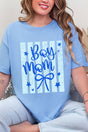 Striped Stars Boy Mom Short Sleeve Relaxed Fit T-Shirt - Wholesale Accessory Market