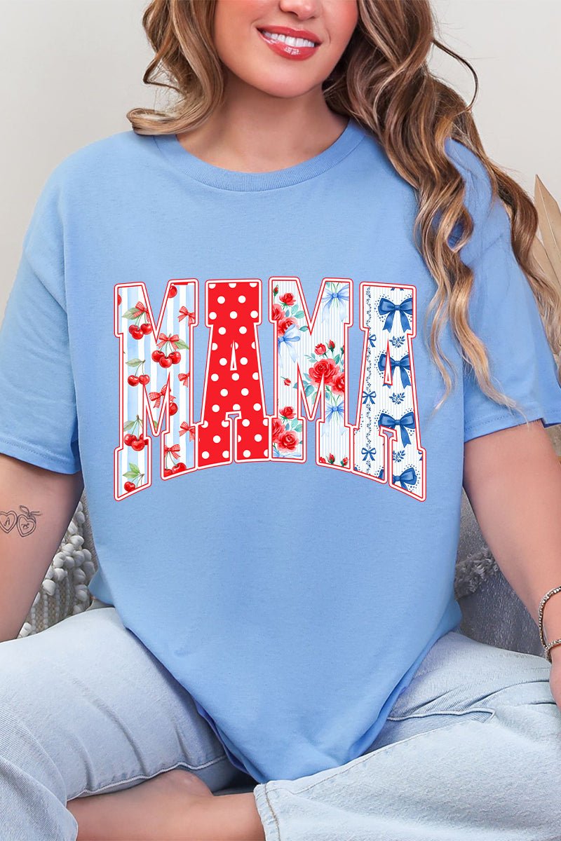 Sweet Cherry Mama Short Sleeve Relaxed Fit T-Shirt - Wholesale Accessory Market