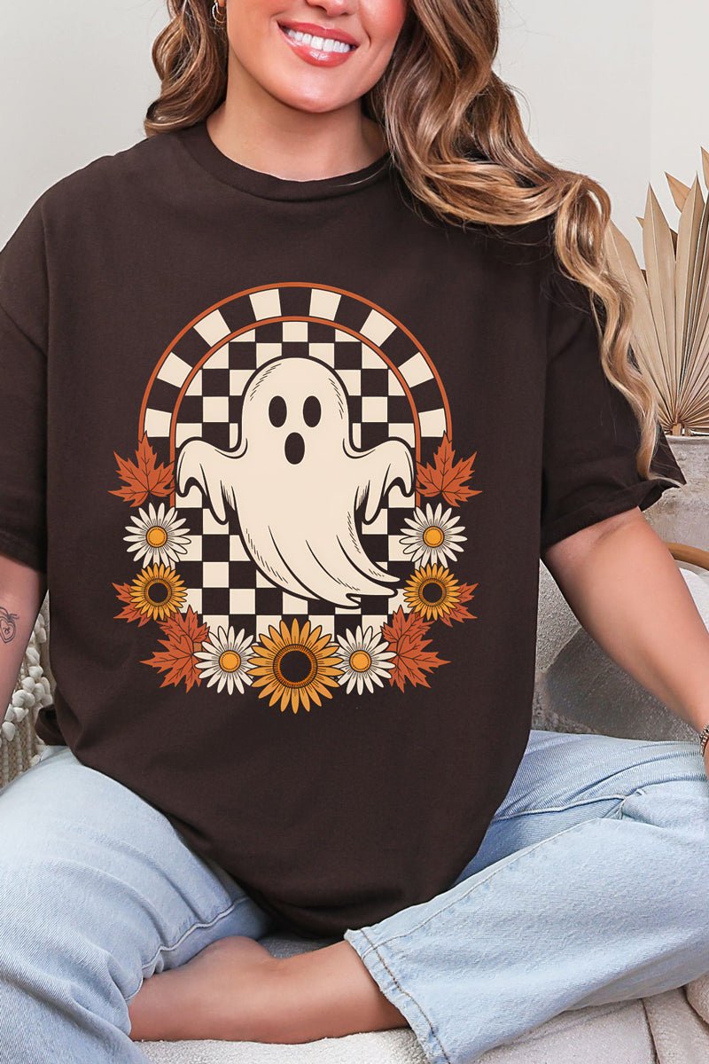 Checkered Haunt Short Sleeve Relaxed Fit T-Shirt - Wholesale Accessory Market