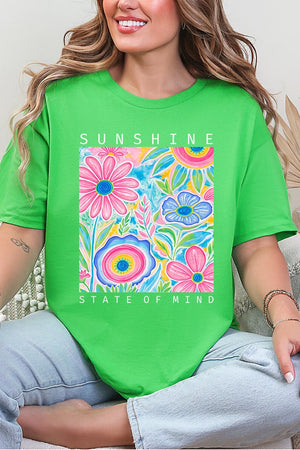 Sunshine State Of Mind Short Sleeve Relaxed Fit T-Shirt - Wholesale Accessory Market