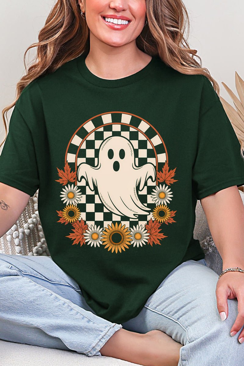 Checkered Haunt Short Sleeve Relaxed Fit T-Shirt - Wholesale Accessory Market
