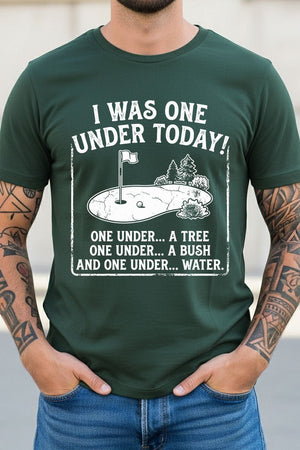 One Under Today Short Sleeve Relaxed Fit T-Shirt - Wholesale Accessory Market