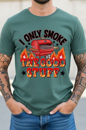 Smoke The Good Stuff Short Sleeve Relaxed Fit T-Shirt - Wholesale Accessory Market