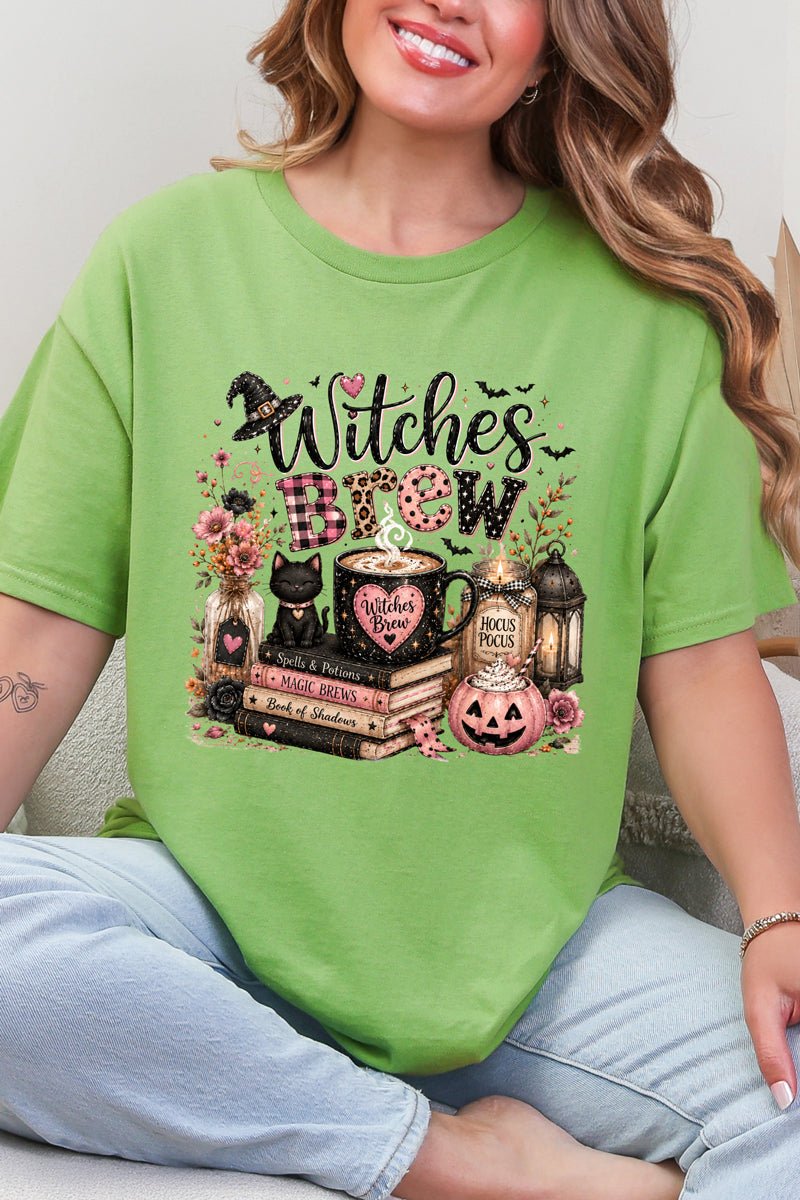 Witches Brew Spells & Potions Short Sleeve Relaxed Fit T-Shirt - Wholesale Accessory Market