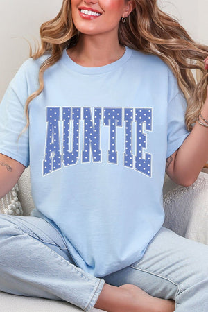 Blue Dot Auntie Short Sleeve Relaxed Fit T-Shirt - Wholesale Accessory Market