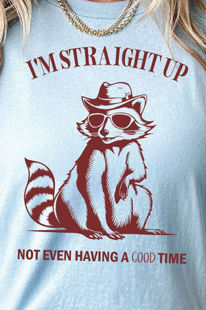 I'm Straight Up Short Sleeve Relaxed Fit T-Shirt - Wholesale Accessory Market