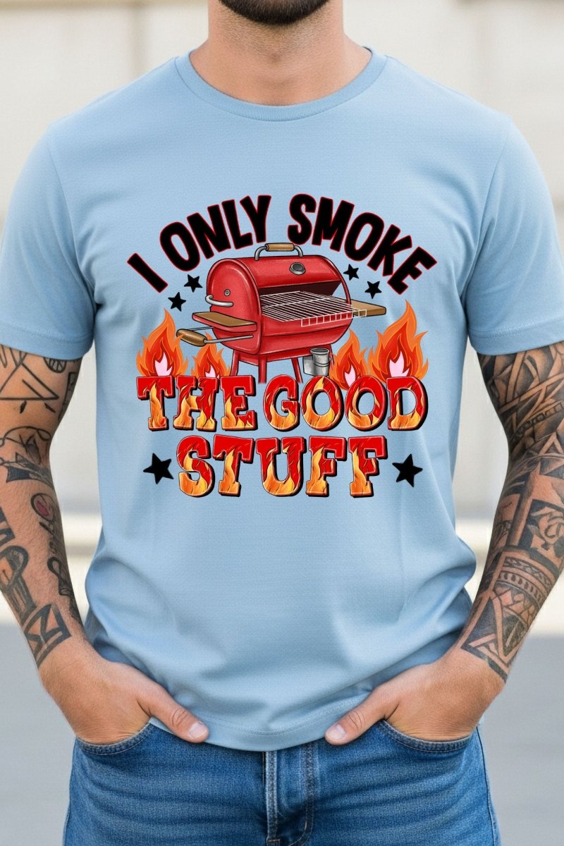 Smoke The Good Stuff Short Sleeve Relaxed Fit T-Shirt - Wholesale Accessory Market