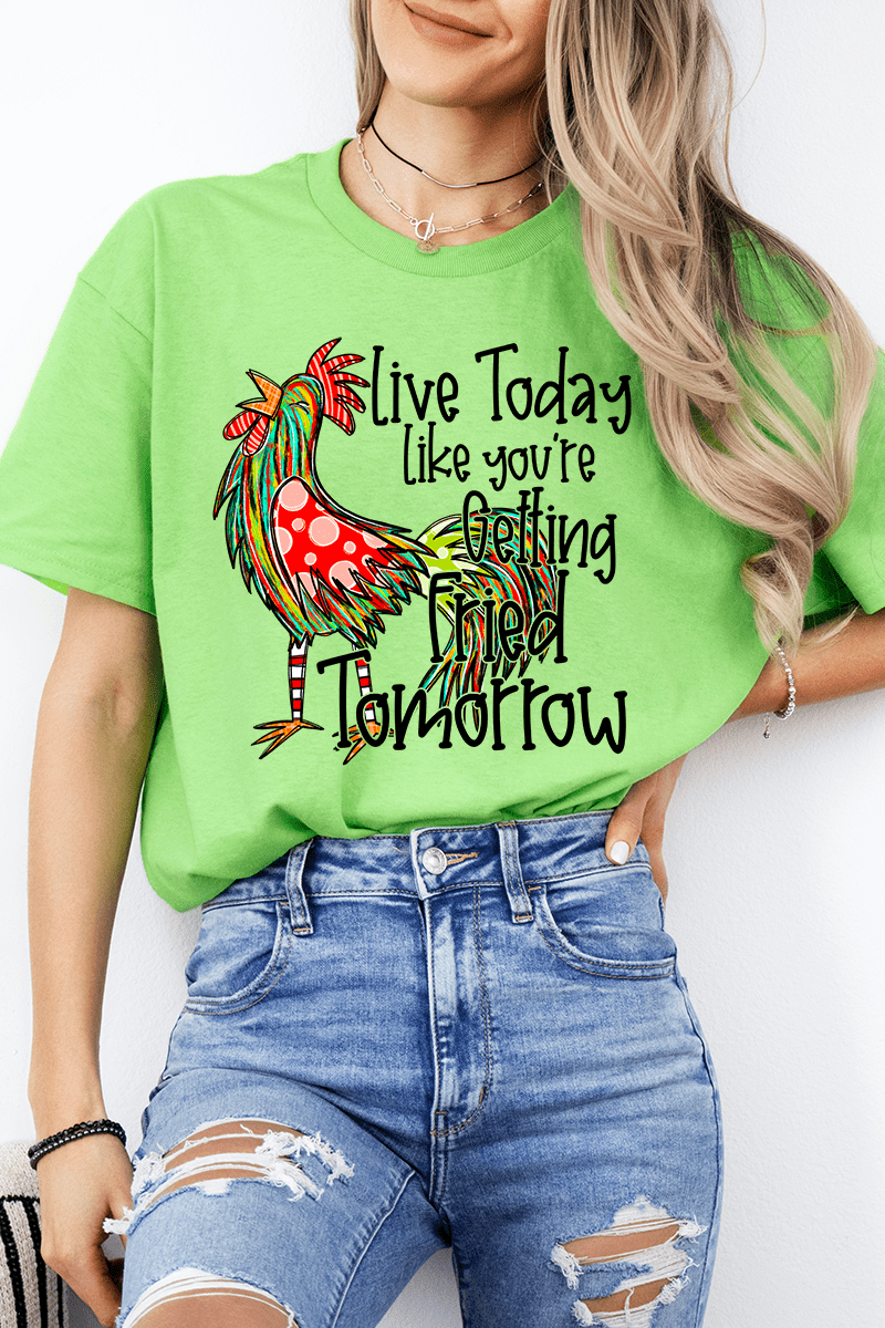 Getting Fried Tomorrow Short Sleeve Relaxed Fit T-Shirt - Wholesale Accessory Market