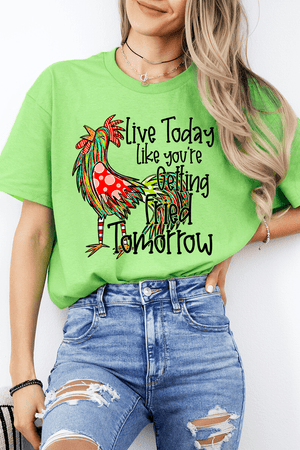 Getting Fried Tomorrow Short Sleeve Relaxed Fit T-Shirt - Wholesale Accessory Market